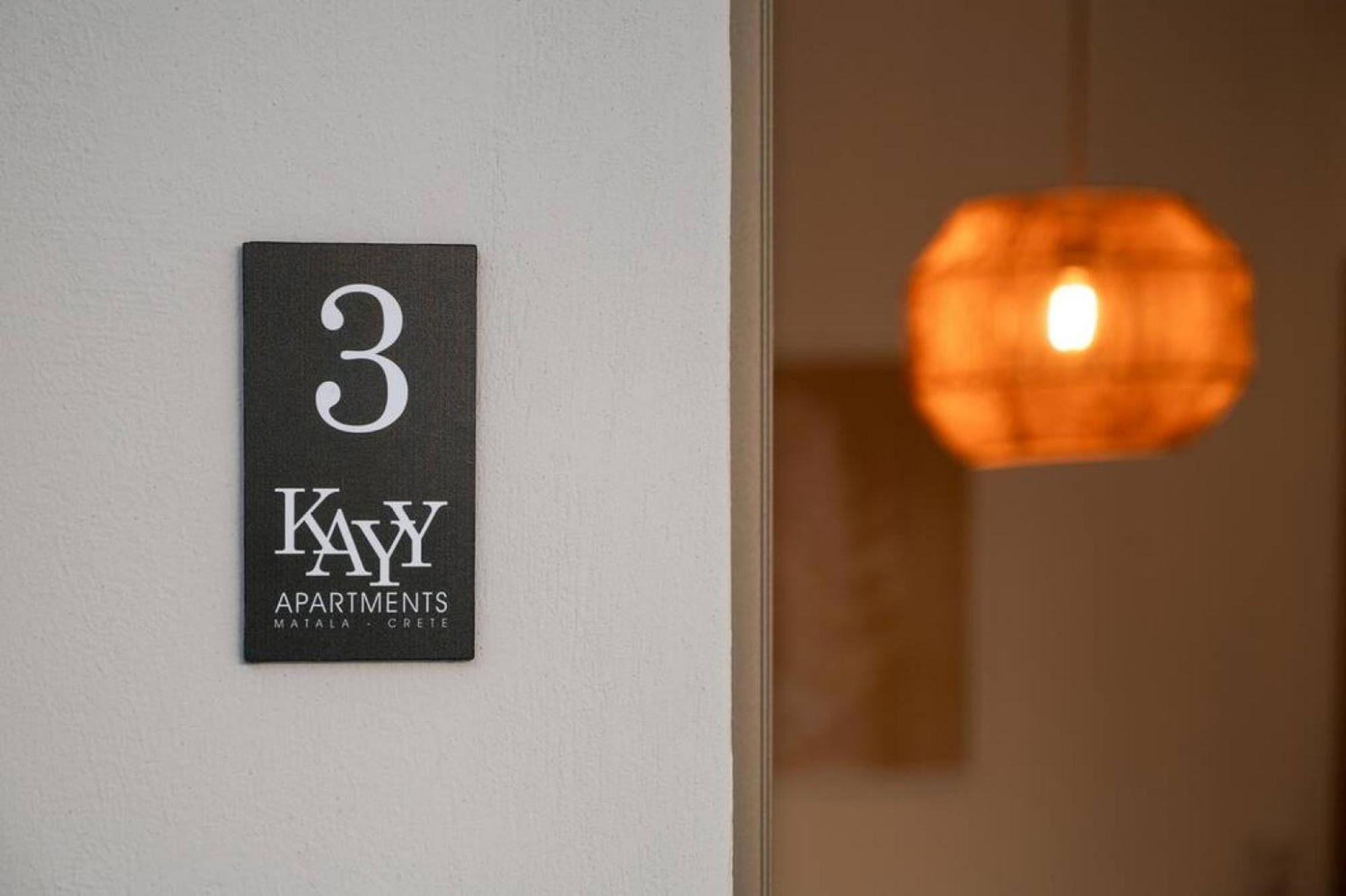 Kayy Apartments 3 In Matala Екстериор снимка